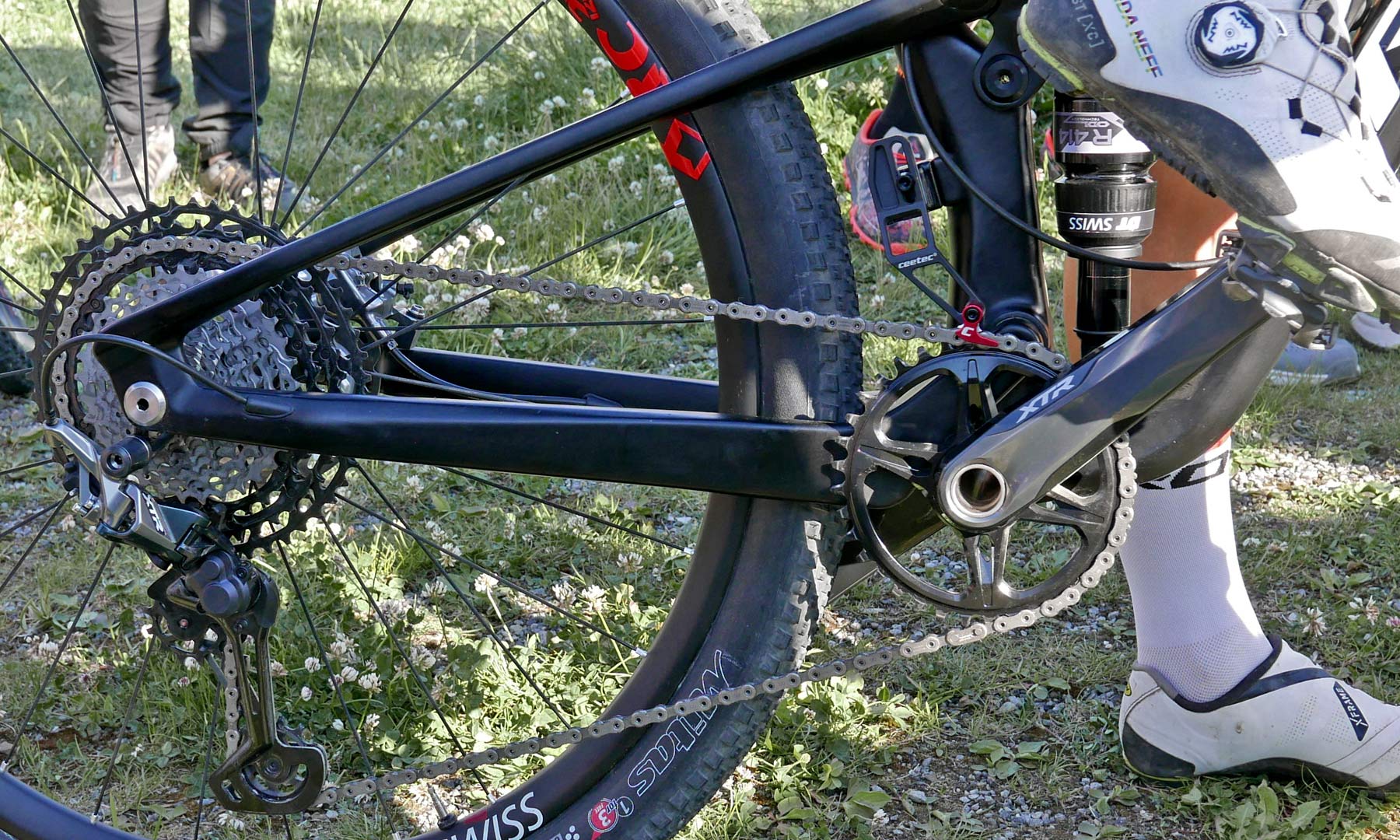 Prototype Kross Earth 100mm made in EU carbon full suspension 29er XC race mountain bike Jolanda Neff new XTR M9100 drivetrain